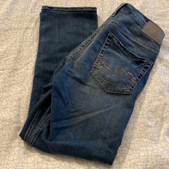 Men’s Silver Jeans - Picture 1 of 2